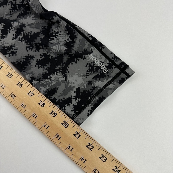 Reebok Leggings Womens Small Gray Camo Mesh Leg - Picture 5 of 8